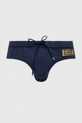 EA7 Emporio Armani costum de baie culoarea albastru marin