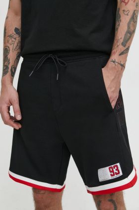 HUGO pantaloni scurți din bumbac culoarea negru 50510163