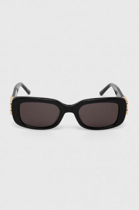 Balenciaga ochelari de soare femei, culoarea negru