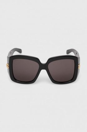 Gucci ochelari de soare femei, culoarea negru