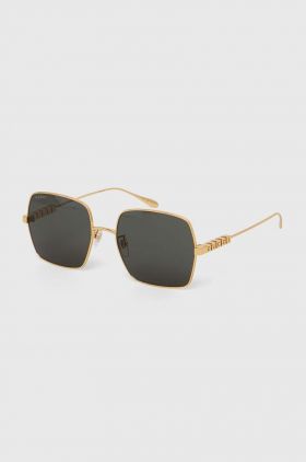 Gucci ochelari de soare femei, culoarea auriu