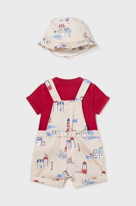 Mayoral Newborn compleu bebe culoarea rosu