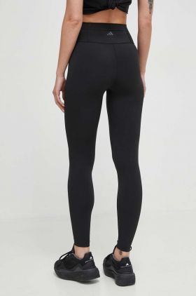 adidas Performance colanți de antrenament All Me culoarea negru, uni IL7324