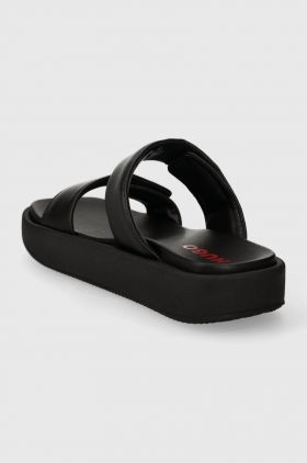 HUGO papuci Emma femei, culoarea negru, 50517329