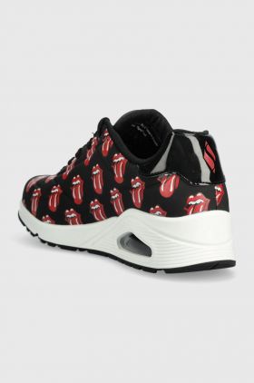 Skechers sneakers SKECHERS X ROLLING STONES culoarea negru