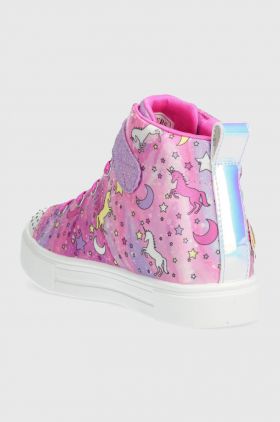 Skechers tenisi copii TWINKLE SPARKS UNICORN DAYDREAM culoarea roz