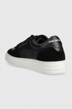 Karl Lagerfeld sneakers din piele T/KAP culoarea negru, KL51424