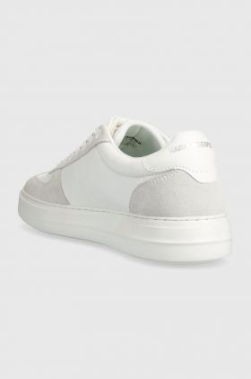 Karl Lagerfeld sneakers din piele T/KAP culoarea alb, KL51424