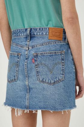 Levi's fusta jeans mini, creion