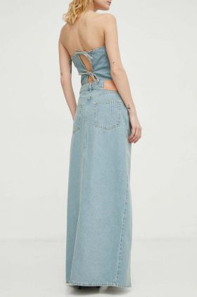 Won Hundred fustă din denim maxi, drept 2880-15144