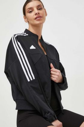 adidas bluză TIRO femei, culoarea negru, de tranziție IP1695