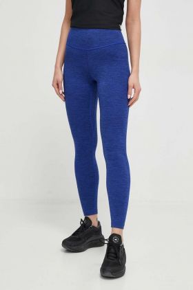 adidas Performance colanți de antrenament All Me culoarea bleumarin, melanj IT9152