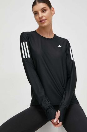 adidas Performance longsleeve pentru alergare Own the Run culoarea negru IN1568