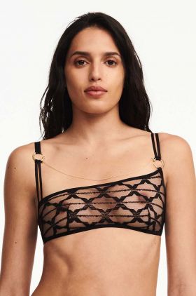 Chantelle X sutien culoarea negru, transparent, modelator