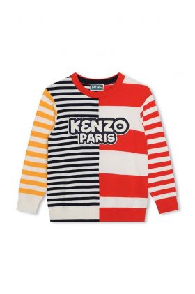 Kenzo Kids pulover de bumbac pentru copii culoarea rosu, light