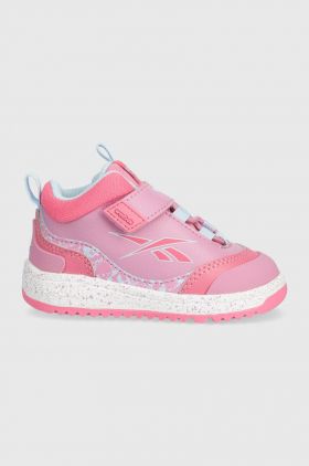 Reebok Classic sneakers pentru copii culoarea roz