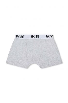 BOSS boxeri copii 2-pack culoarea albastru marin