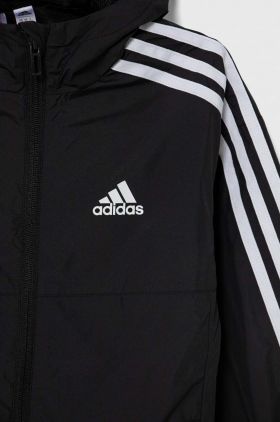 adidas geaca copii culoarea negru