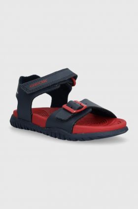 Geox sandale copii SANDAL FUSBETTO culoarea albastru marin