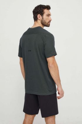 adidas tricou Z.N.E bărbați, culoarea verde, cu imprimeu  IS8358