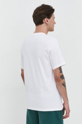 Converse tricou din bumbac barbati, culoarea bej, cu imprimeu