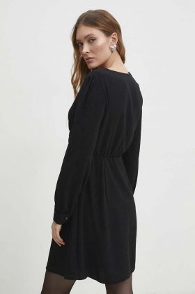 Answear Lab rochie culoarea negru, mini, evazati