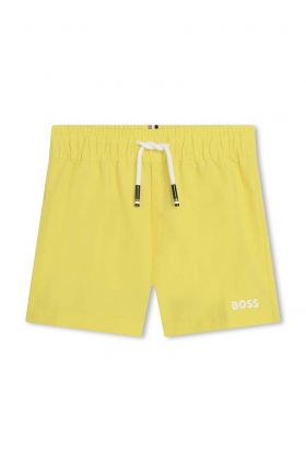 BOSS pantaloni scurti de baie copii culoarea verde