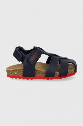 Geox sandale copii SANDAL CHALKI culoarea albastru marin