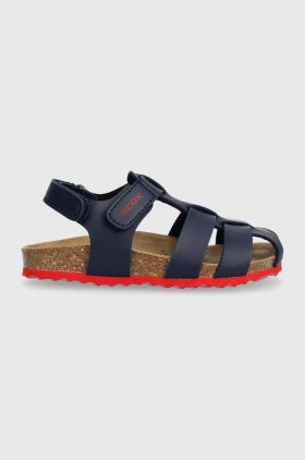 Geox sandale copii SANDAL CHALKI culoarea albastru marin