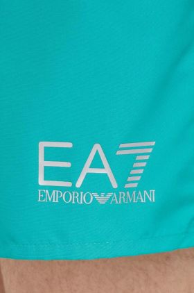 EA7 Emporio Armani pantaloni scurti de baie culoarea verde