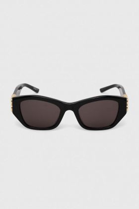 Balenciaga ochelari de soare femei, culoarea negru