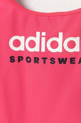 adidas Performance costum de baie dintr-o bucată pentru copii SPW UBSUIT KIDS culoarea roz