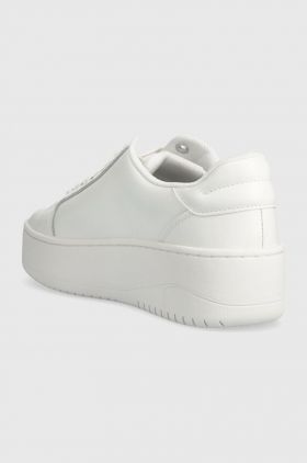 Diesel sneakers din piele S-Athene Bold X culoarea alb, Y03066-PR516-T1003
