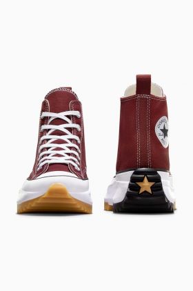 Converse tenisi Run Star Hike femei, culoarea bordo, A06514C