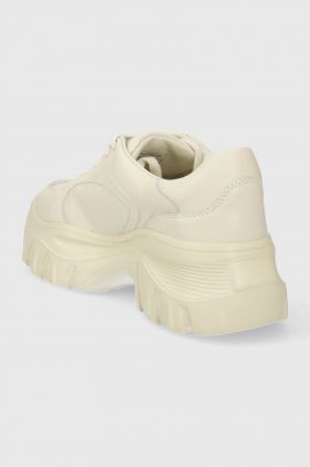 Desigual sneakers din piele Chunky culoarea bej, 24SSKL01.1011