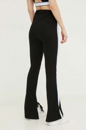 HUGO Blue pantaloni de trening culoarea negru, cu imprimeu 50512865