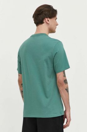 Converse tricou din bumbac barbati, culoarea verde, cu imprimeu