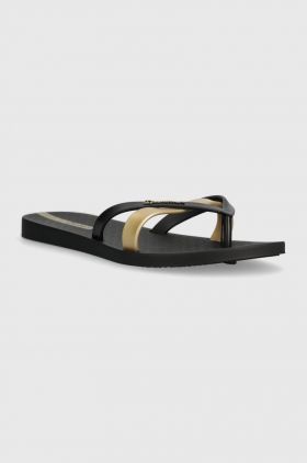 Ipanema slapi KIREI FEM femei, culoarea negru, cu toc plat, 81805-AT156