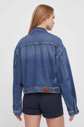 Pepe Jeans geaca jeans femei, de tranzitie, oversize