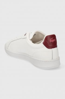 Lacoste sneakers din piele Carnaby Pro Leather culoarea alb, 47SFA0043