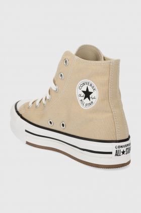 Converse tenisi copii culoarea bej