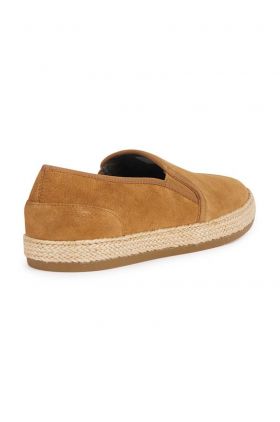 Geox espadrile din piele intoarsa U PANTELLERIA culoarea maro, U25DWA 00022 C6018