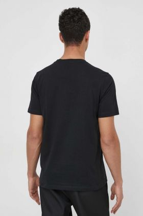 PS Paul Smith tricou din bumbac barbati, culoarea negru, cu imprimeu