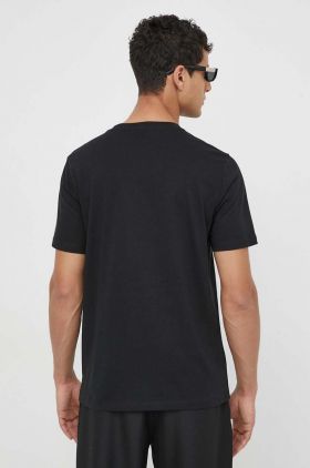 PS Paul Smith tricou din bumbac barbati, culoarea negru, cu imprimeu