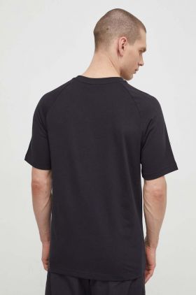 adidas Originals tricou din bumbac bărbați, culoarea negru, cu imprimeu IS0236