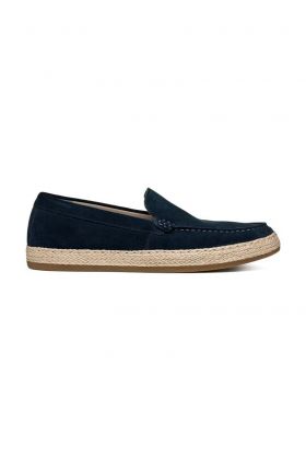 Geox espadrile din piele intoarsa U PANTELLERIA culoarea albastru marin, U45DWB 00022 C4002