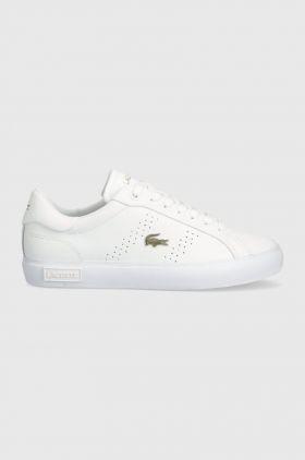 Lacoste sneakers din piele Powercourt 2.0 Leather culoarea alb, 47SFA0072