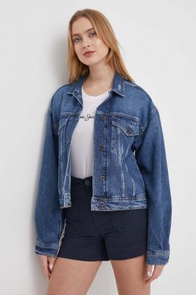 Pepe Jeans geaca jeans femei, de tranzitie, oversize