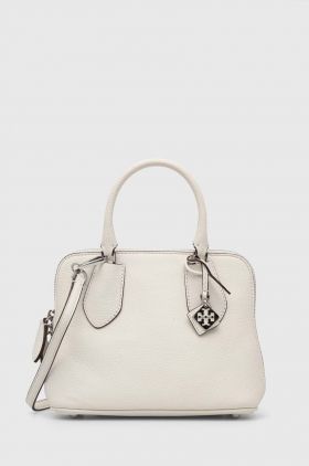 Tory Burch poseta de piele culoarea alb