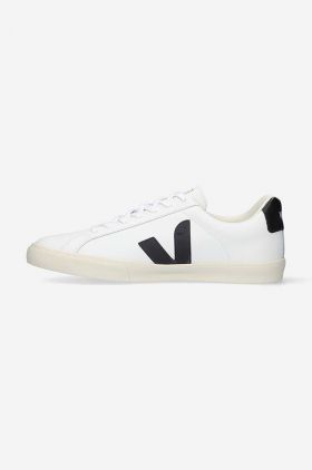 Veja sneakers din piele Leather Esplar Logo culoarea alb, EO020005 EO020005-WHITE